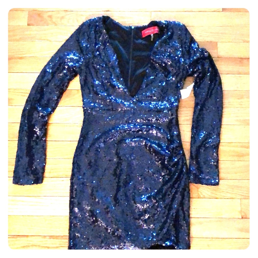 Shimmery night sky dress